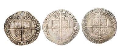 Lot 36 - 3x Elizabeth I, Sixpences; comprising: 1583, 2....