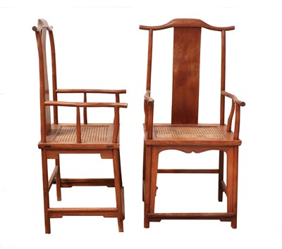 Lot 1289 - A Pair of 20th Century Chinese Hardwood Open...