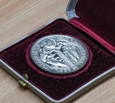 Lot 96 - An 1883 International Fisheries Exhibition Silver Medal