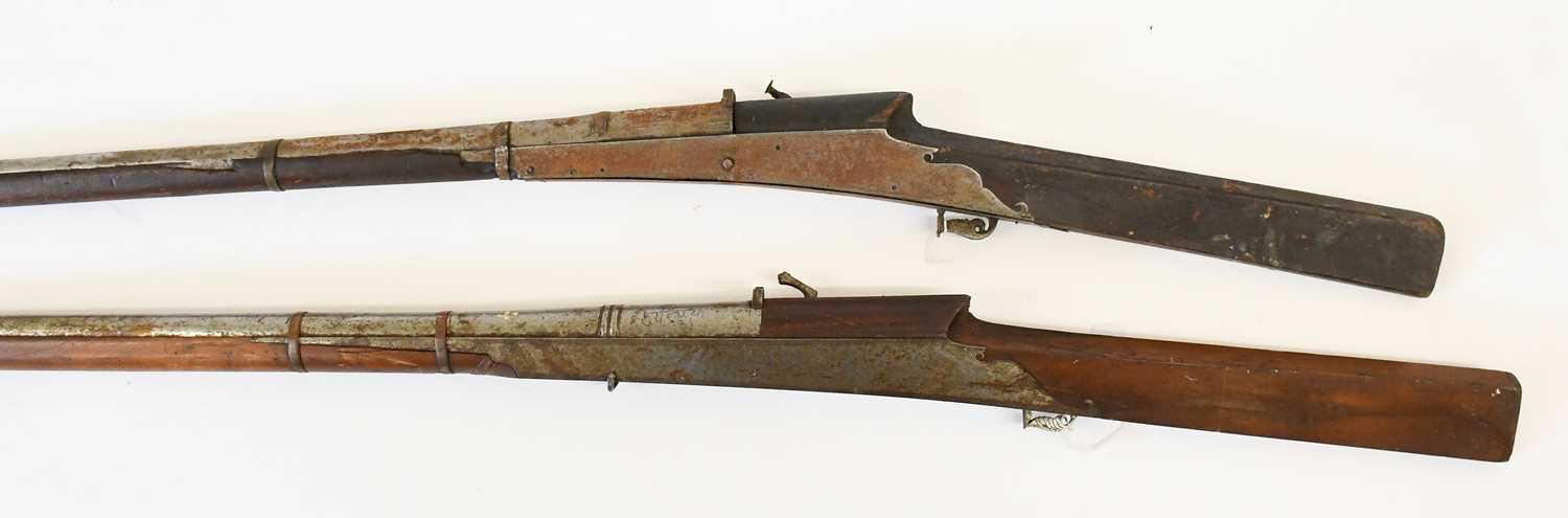 Lot 331 - A 19th Century Indian Matchlock Rampart Gun,