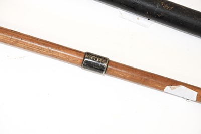 Lot 75 - A 19th Century Ebonised Walking Stick, the...
