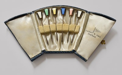 Lot 116 - Enamelled Tooth Picks