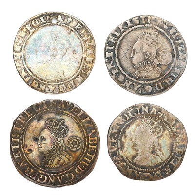 Lot 31 - Assortment of Elizabeth I Silver Coins; 4...