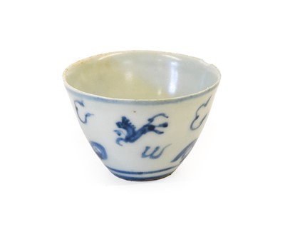 Lot 115 - A Chinese Porcelain Wine Cup, probably Ming...