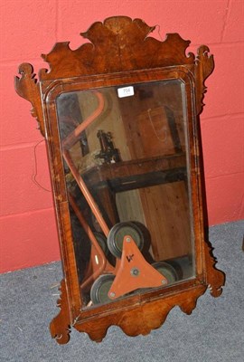 Lot 704 - George III mahogany mirror