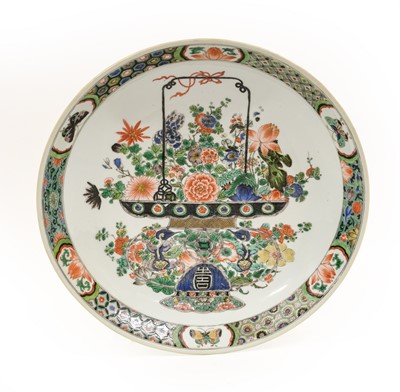 Lot 123 - A Chinese Porcelain Dish, Kangxi, of circular...