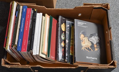 Lot 304 - A Box of Asian Art Auction Catalogues,...