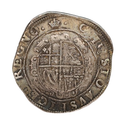 Lot 46 - Charles I, Halfcrown, Tower under the King...