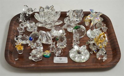 Lot 9 - Quantity of Swarovski crystal ornaments