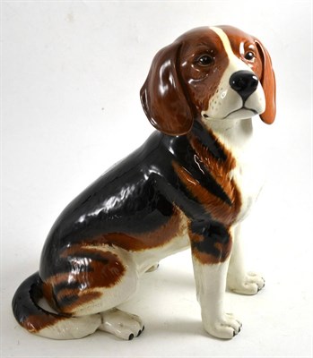 Lot 10 - Beswick figure of a beagle