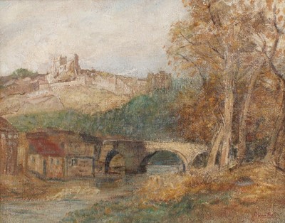 Lot 1042 - Oliver Hall (1869-1957) "Richmond, River Ure"...