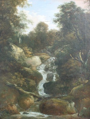 Lot 1050 - Circle of Edmund Gill (1820-1894) Woodland...