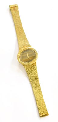 Lot 107 - A Lady's 18 Carat Gold Wristwatch, signed...