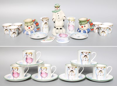 Lot 284 - Royal Doulton "The Snowman" tea cups and...