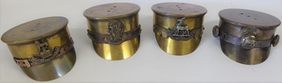 Lot 116A - Four Pieces of "Trench Art", each modelled as...