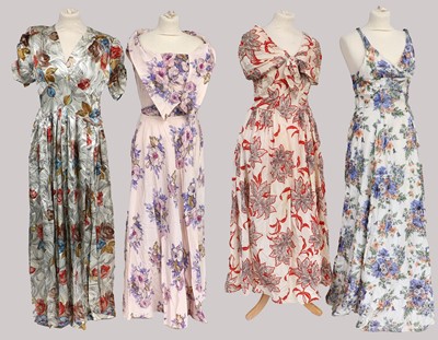 Lot 2215 - Circa 1930s and Later Long Evening Dresses,...