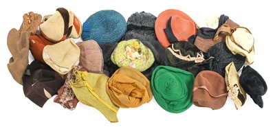 Lot 2111 - Assorted Mainly Early 20th Century Ladies Hats...