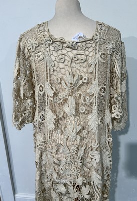 Lot 2044 - Early 20th Century Lace Dress, with v-neckline,...