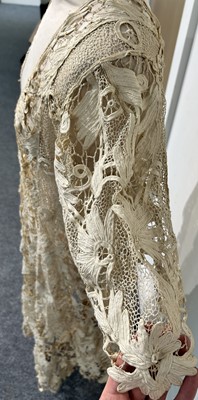 Lot 2044 - Early 20th Century Lace Dress, with v-neckline,...