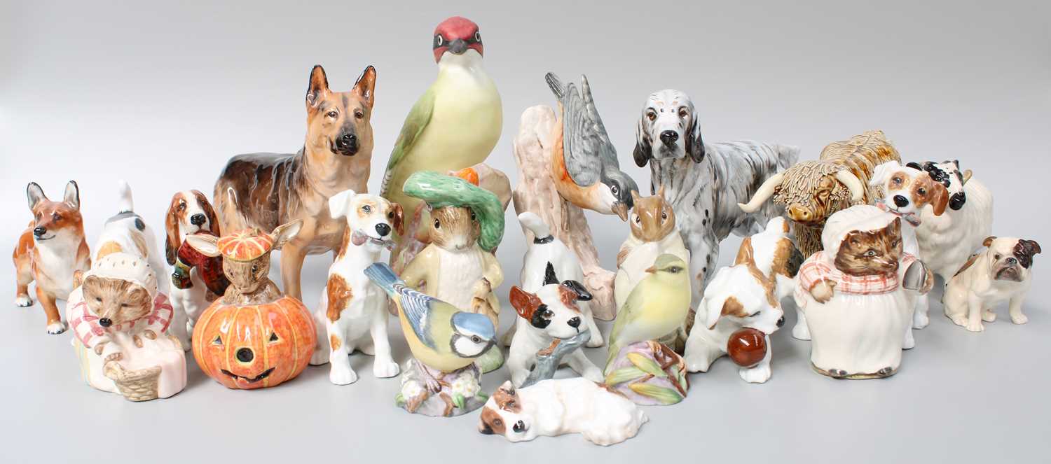 Lot 329 - Royal Doulton Dogs and Puppies, together with...