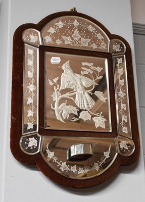 Lot 1269 - A Pair of Late Victorian Etched Mirrors,...