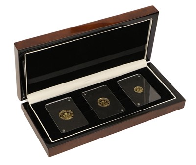 Lot 279 - Tristan Da Cunha, 3 Gold Coin Set, 2015;...