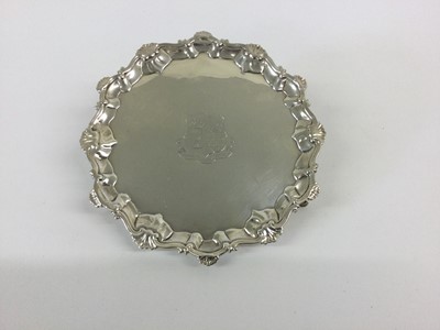 Lot 2329 - A George III Silver Waiter