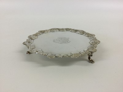 Lot 2329 - A George III Silver Waiter