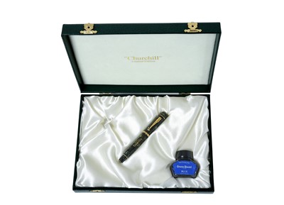 Lot 2352 - A Gold-Mounted 'Churchill' Fountain-Pen