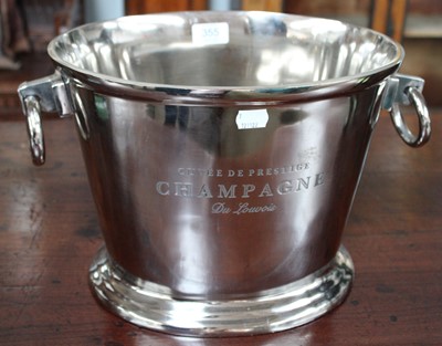 Lot 355 - Cuvee De Prestige Champagne Bucket, of oval...