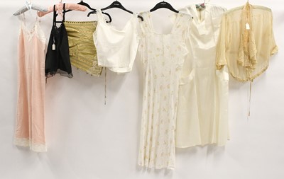 Lot 2237 - Assorted 20th Century Undergarments, Nightwear...