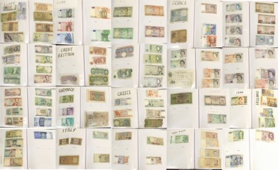 Lot 468 - British Isles and World Banknote Album,...