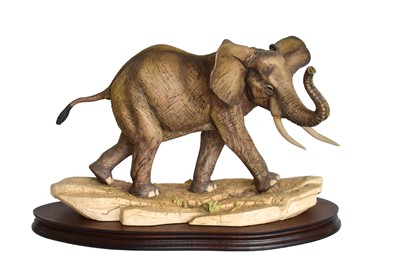 Lot 87 - Border Fine Arts 'Bull African Elephant',...