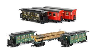 Lot 634 - LGB Bogie Rolling Stock