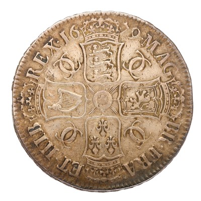 Lot 63 - Charles II, Crown 1679, T.PRIMO, fourth bust,...