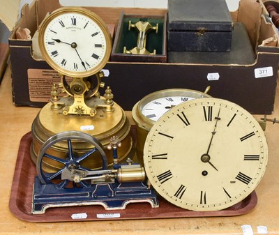 Lot 369 - A Eureka Electric Clock, movement stamped 1906,...