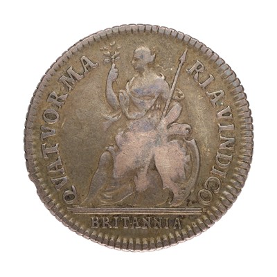 Lot 75 - Charles II, Pattern Farthing 1665, in silver...