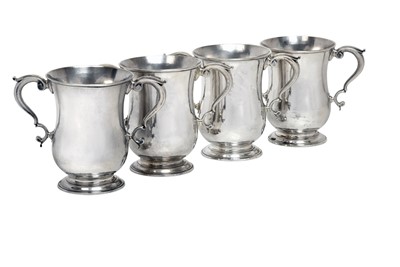 Lot 2332 - A Set of Four George III Silver Two-Handled Cups