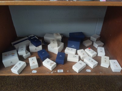 Lot 251 - Twenty Three Boxed Swarovski Crystal Models;...