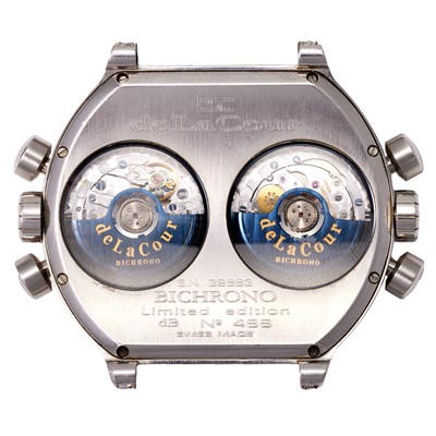 Lot 2186 - DeLaCour: A Stainless Steel Diamond Set...