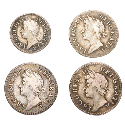 Lot 83 - James II, Maundy Oddments, 4 coins to include;...