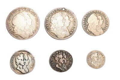 Lot 89 - Assortment of William and Mary, Silver Coinage,...