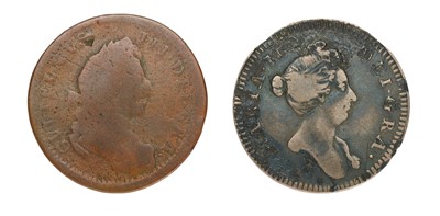 Lot 84 - Mary II, Medalet or Pattern Farthing, in...