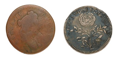 Lot 84 - Mary II, Medalet or Pattern Farthing, in...