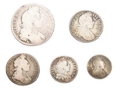 Lot 100 - Small Assortment of William III Silver Coinage,...