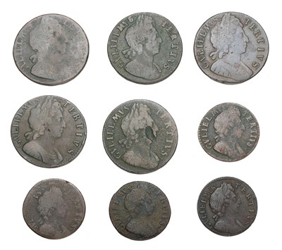 Lot 102 - Assortment of William III Copper Coins, 9...