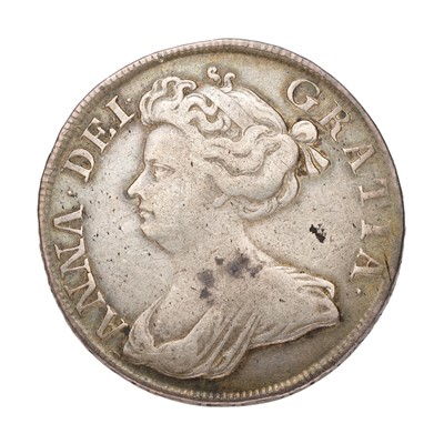 Lot 109 - Anne, Halfcrown 1713, DVODECIMO, second bust,...