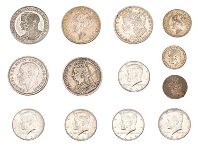 Lot 72 - Small Assortment of Silver Coins and...