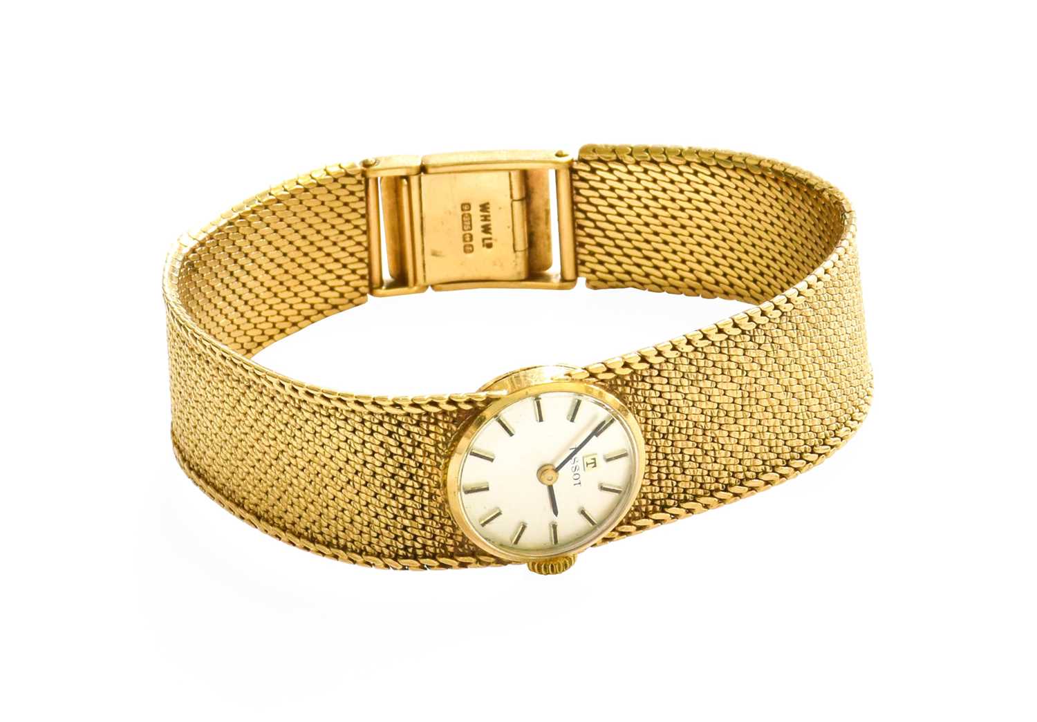 Lot 9 - A Lady's 9 Carat Gold Tissot Wristwatch
