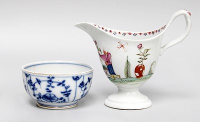 Lot 178 - An 18th-century Newhall Cream Jug and a...